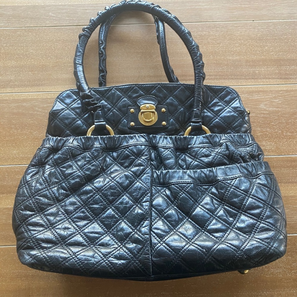 Marc Jacobs Black Quilted Leather Julianne Bag